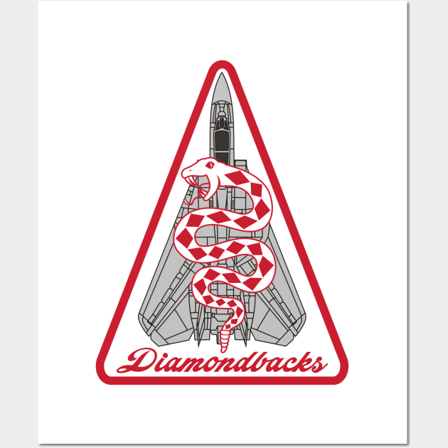 F14 Tomcat - VF102 Diamondbacks Wall Art by MBK